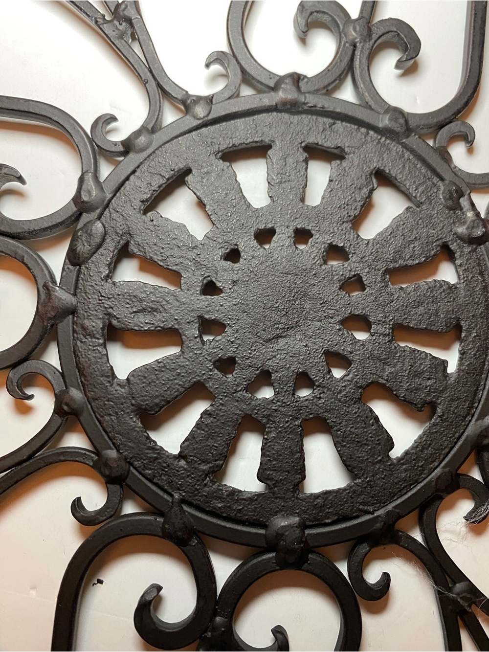 Traditional Iron Scroll Wall Decor- Elegant Scroll Design - Picture 8 of 9